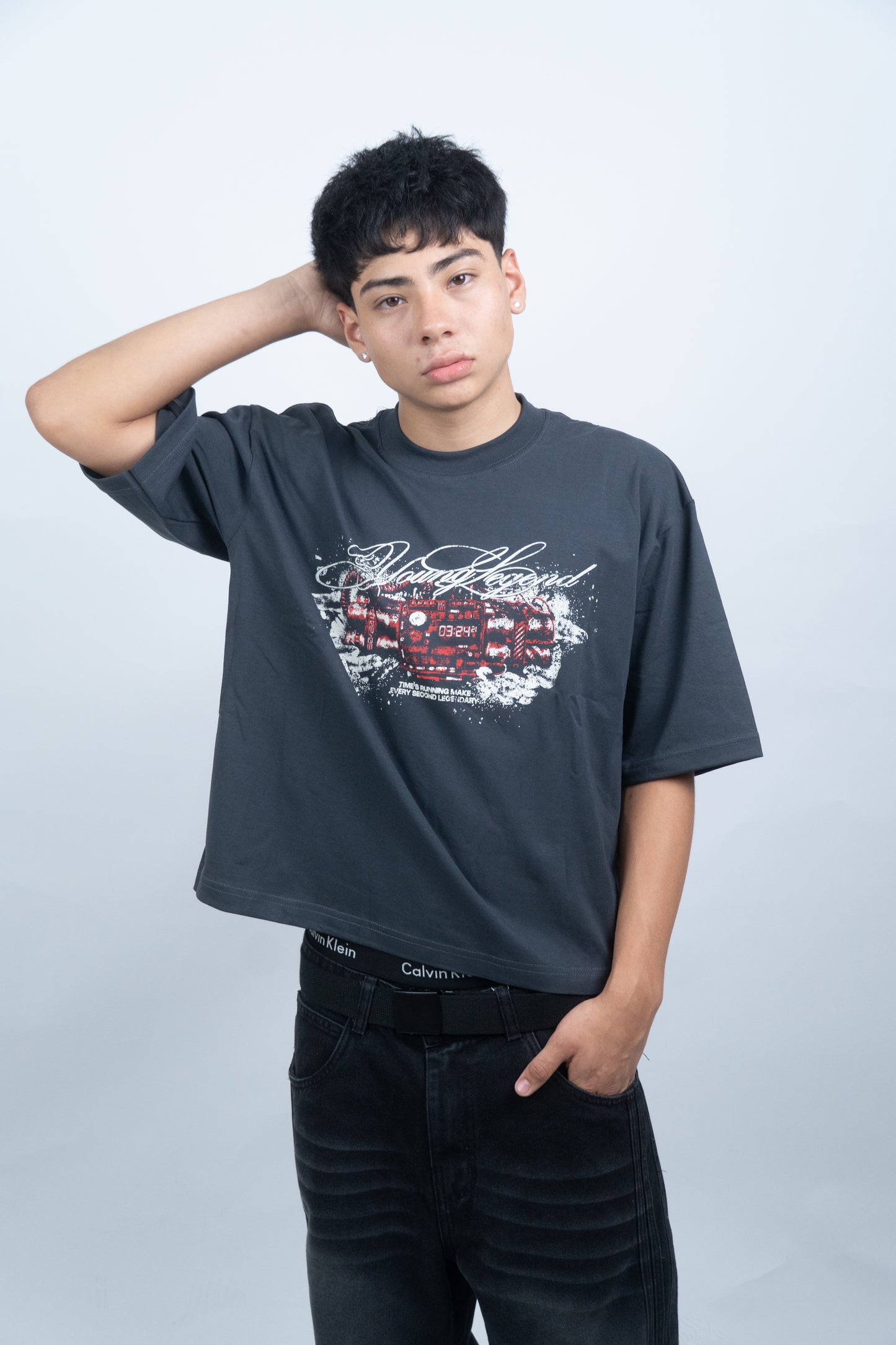 Polo Young Legend Gris