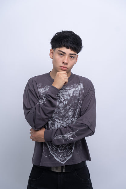 Armor Manga Larga Grey