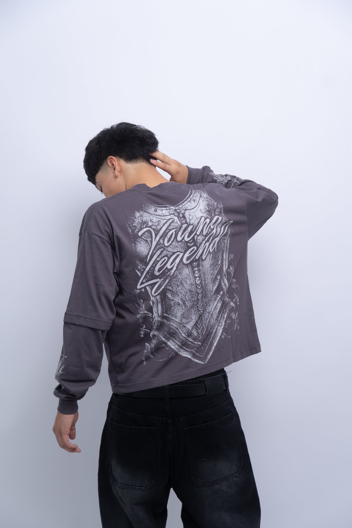 Armor Manga Larga Grey