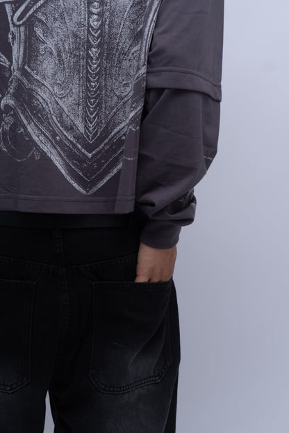 Armor Manga Larga Grey