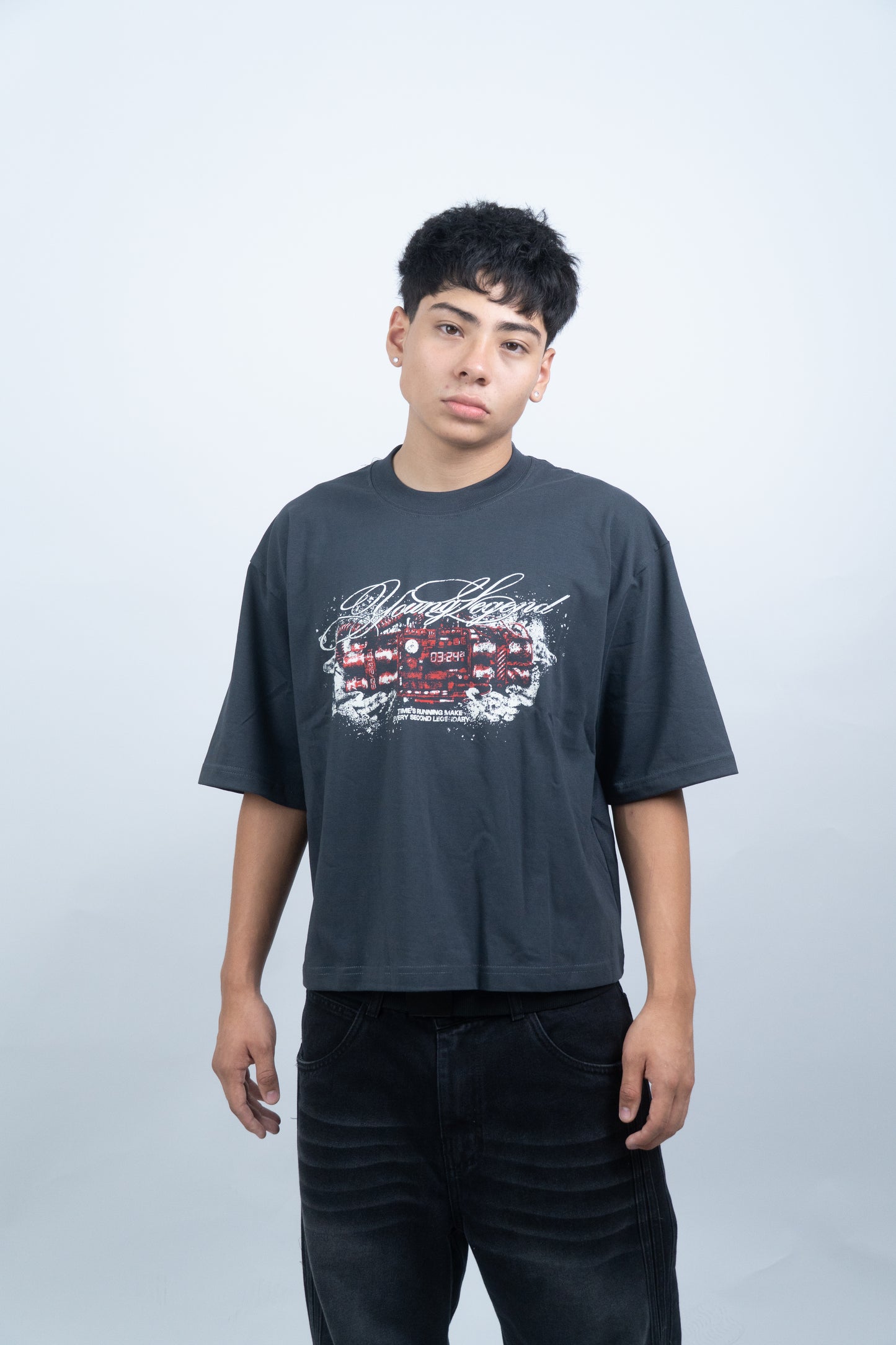 Polo Young Legend Gris